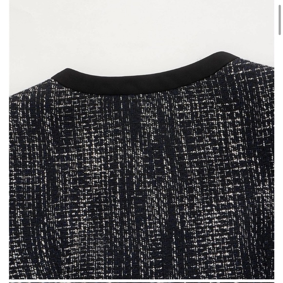 MOTF PREMIUM TWEED DOUBLE BREASTED BLAZER DRESS - Picture 6 of 10